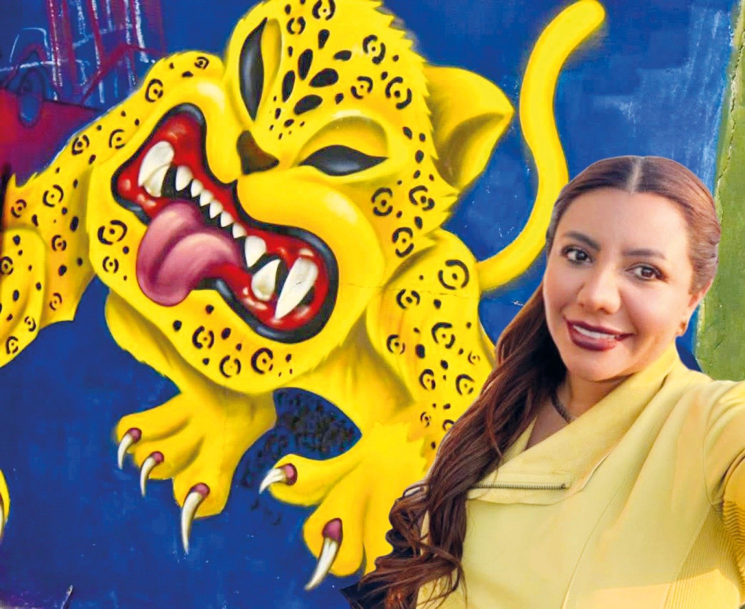 Lupita Bárcenas promueve la cultura de murales en Acatlán