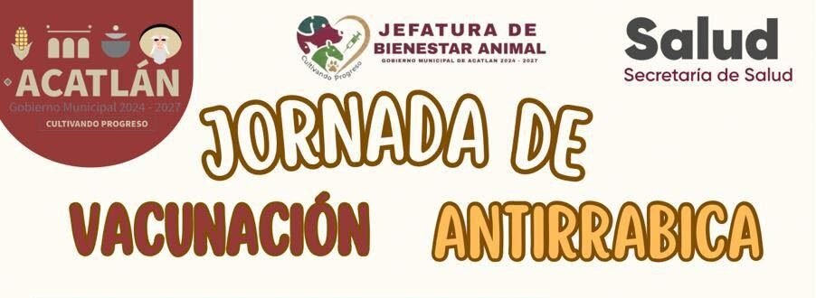 Jornada de Vacunación Antirrábica en Acatlán