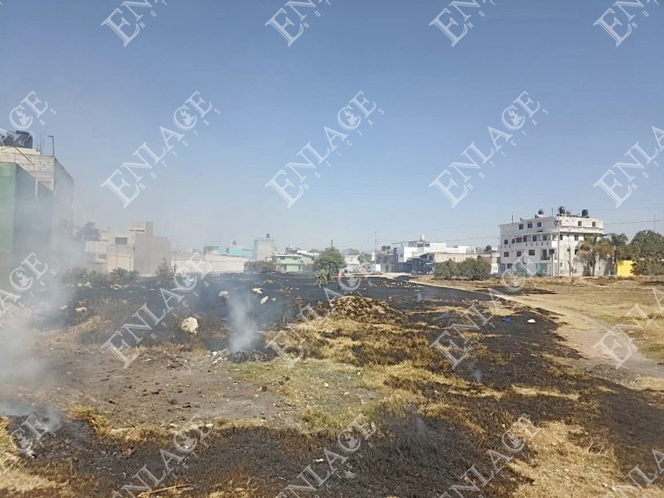 Se registran cuatro incendios de pastizal en menos de 24 horas en Tepeaca