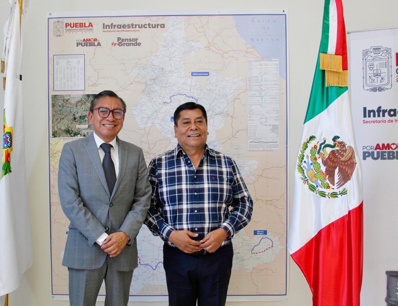 Fortalece diputado José Luis Figueroa gestión interinstitucional para obras en el sur del Municipio de Puebla