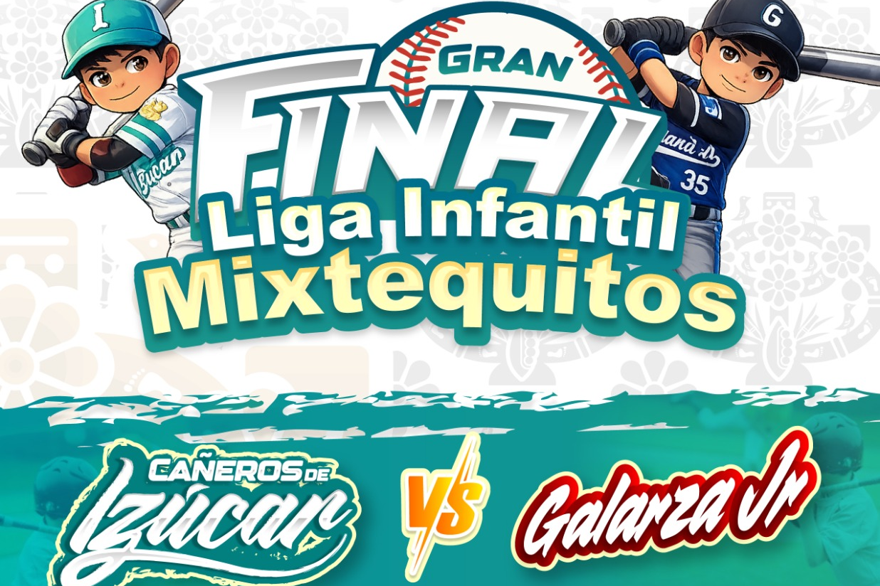 Final infantil de béisbol se juega hoy en Izúcar