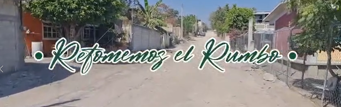 Entregan material para obra pública en Escape de Lagunillas