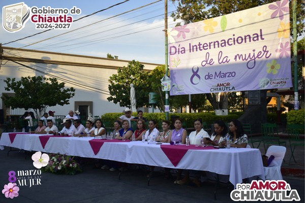 Presentan programa cultural y artístico en Chiautla por el Día Internacional de la Mujer