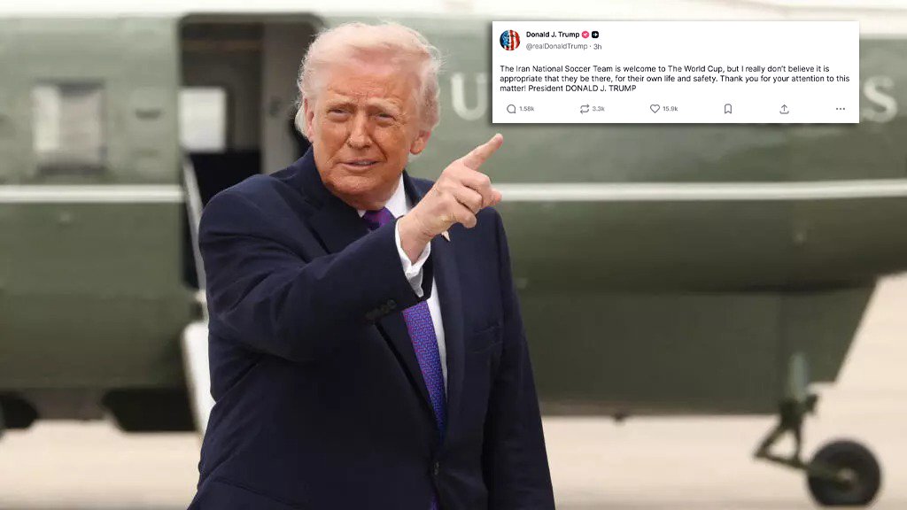 Trump cuestiona presencia de Irán en Mundial 2026