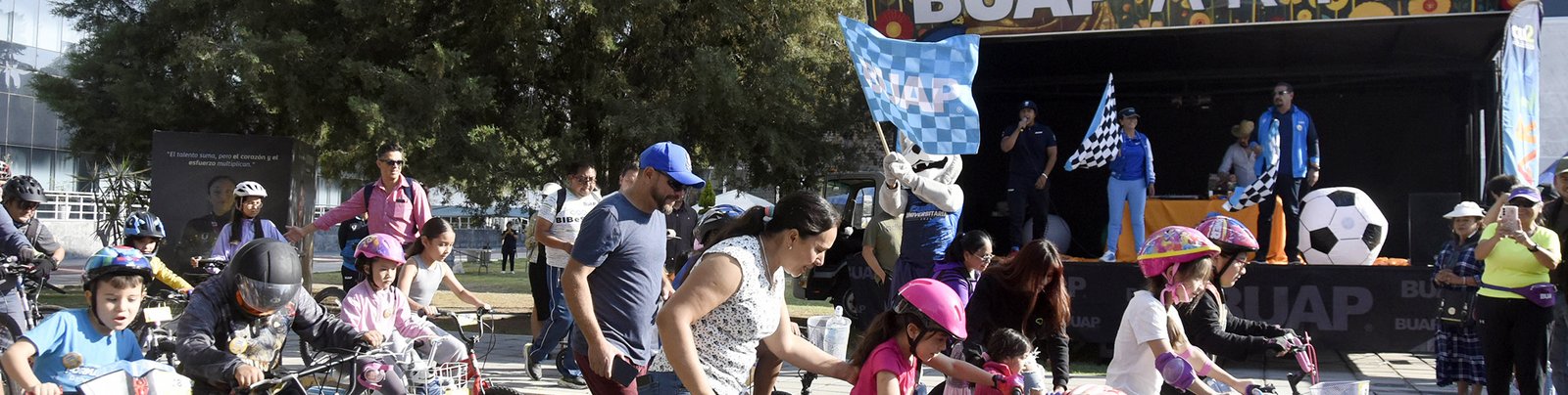 BUAP celebra a niñas y niños con la Primera Rodada Universitaria 2026