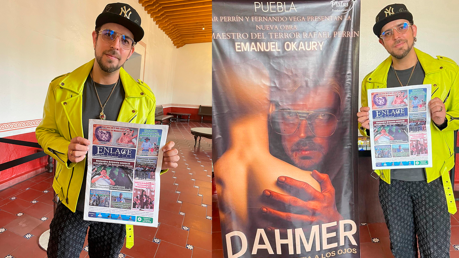 “Dahmer”, la historia del caníbal con Emmanuel Okaury estuvo en Puebla