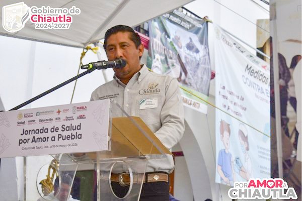 Gobierno de Chiautla llevó a cabo acciones de salud, cultura, educación, deporte y obra pública