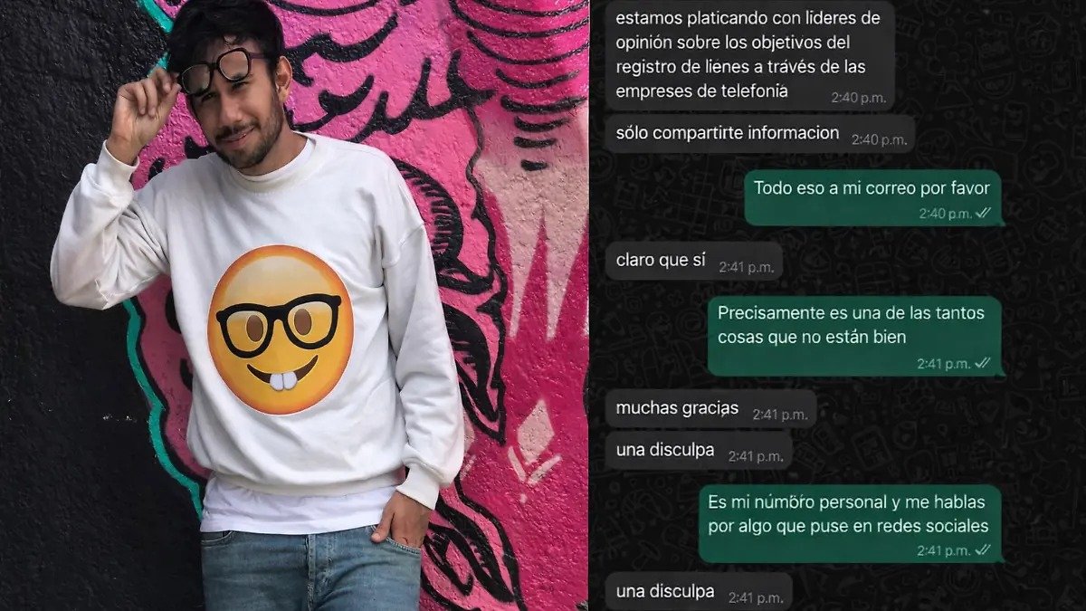 Werevertumorro denuncia contacto tras crítica a registro