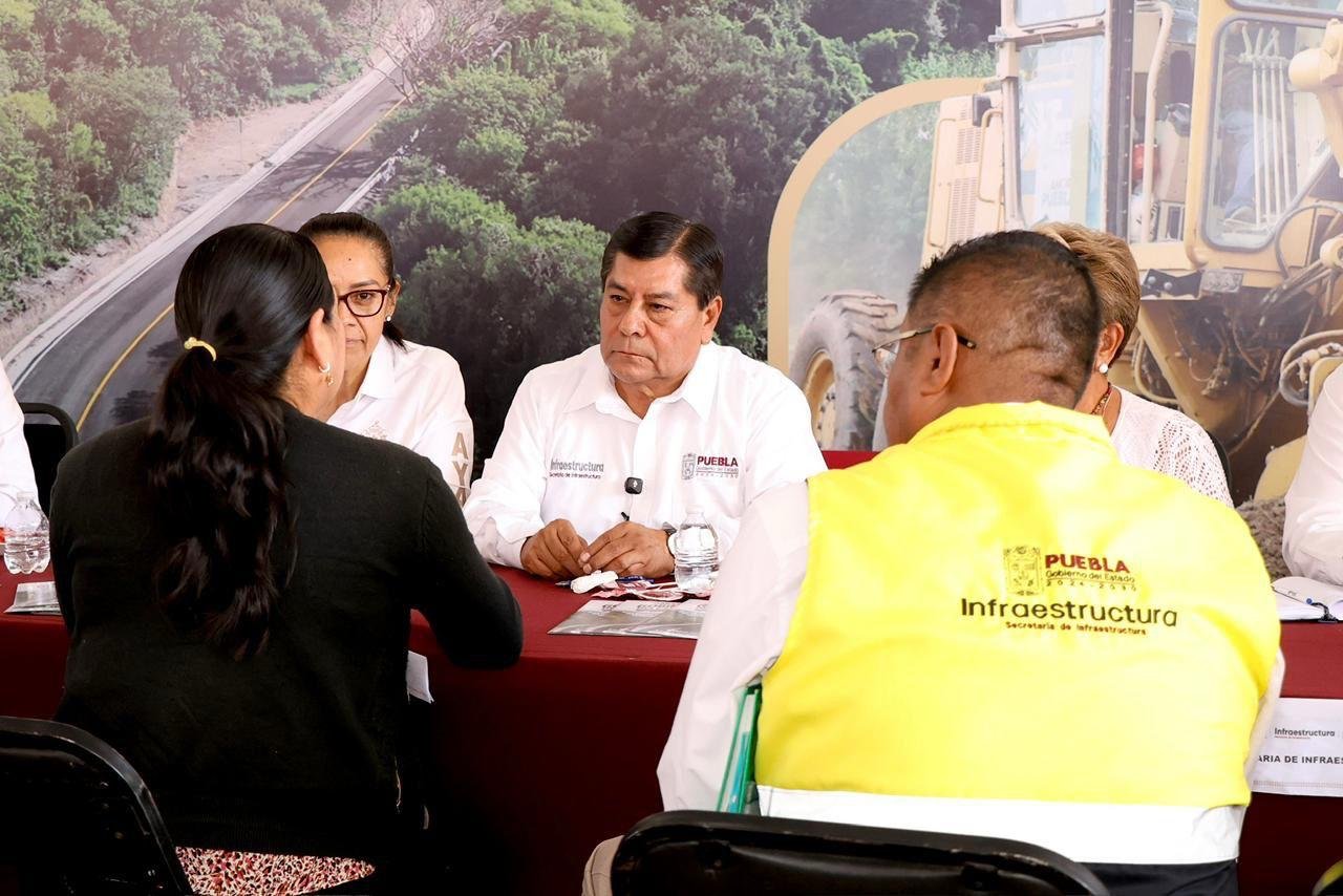 Impulsa Gobierno del Estado obra pública en región de Atlixco