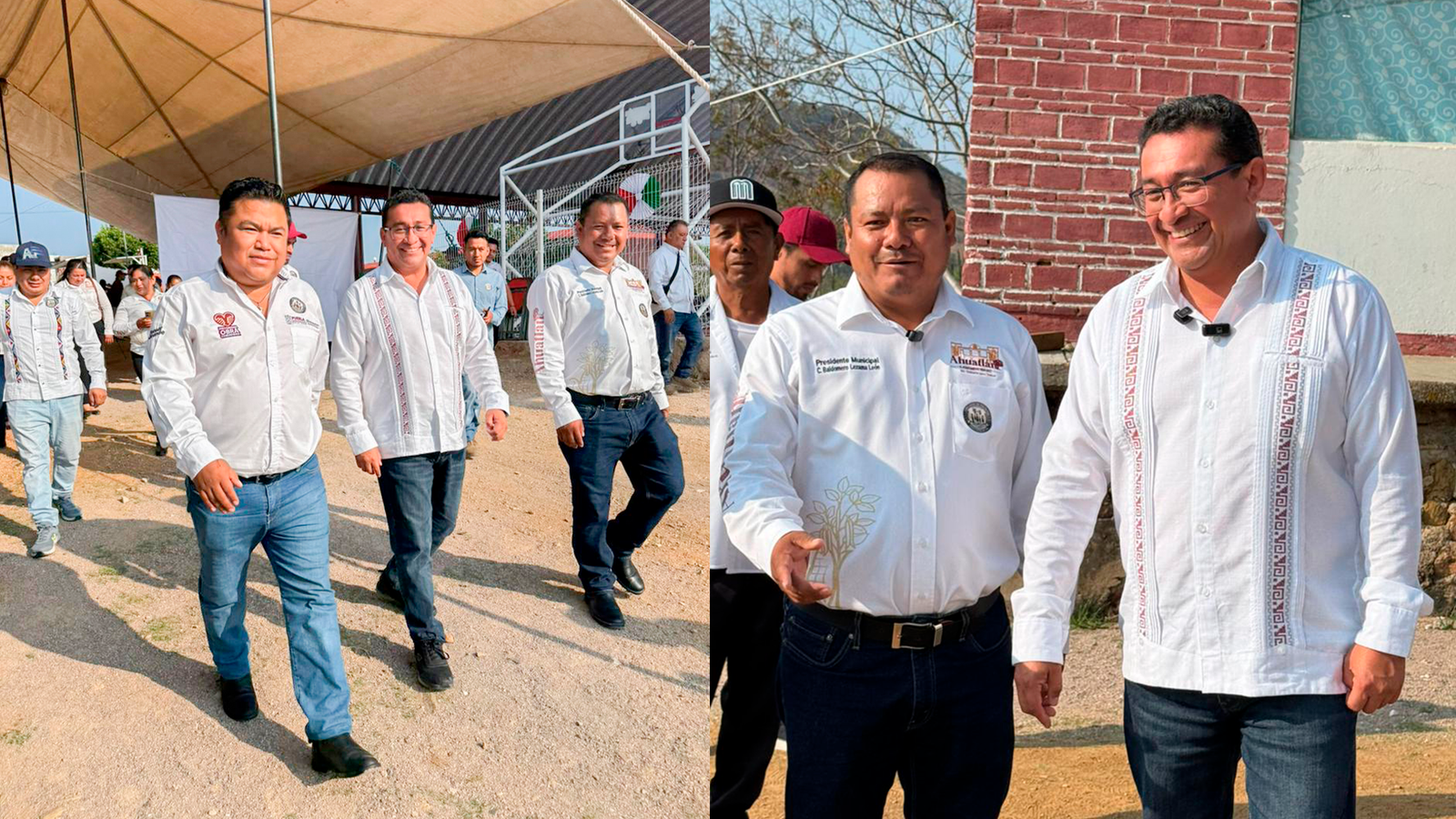 Inauguran comedor y techado escolar en Ahuatlán, con impulso comunitario