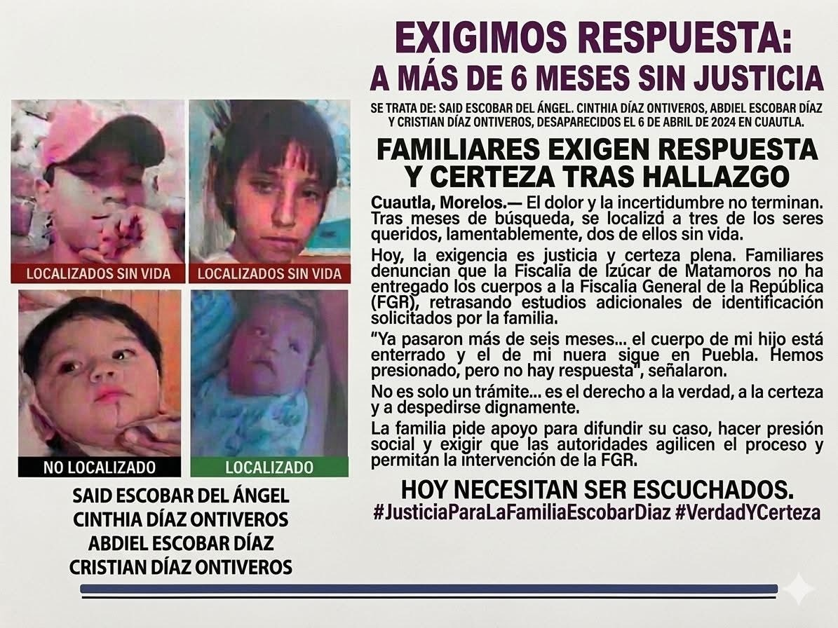 Exhumación pendiente retrasa entrega de restos en Izúcar