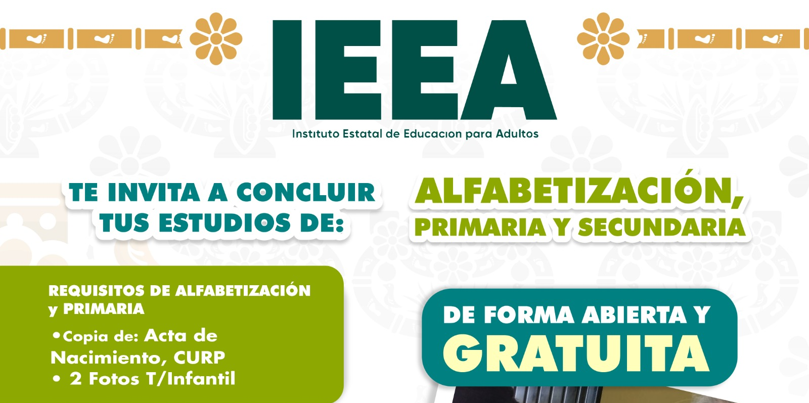 Convoca Izúcar de Matamoros a concluir estudios de educación básica