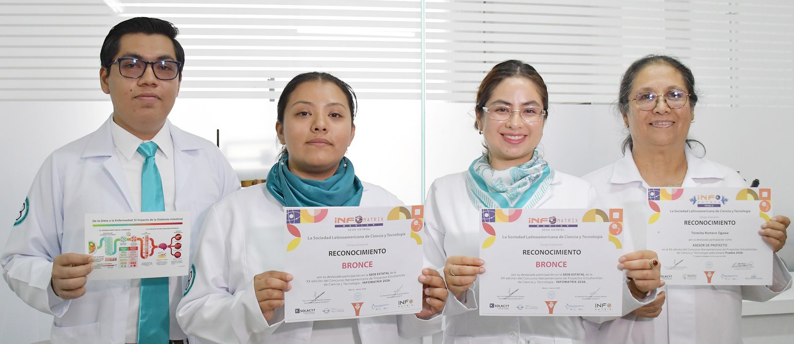 Estudiantes BUAP obtienen bronce en “Infomatrix Puebla 2026”