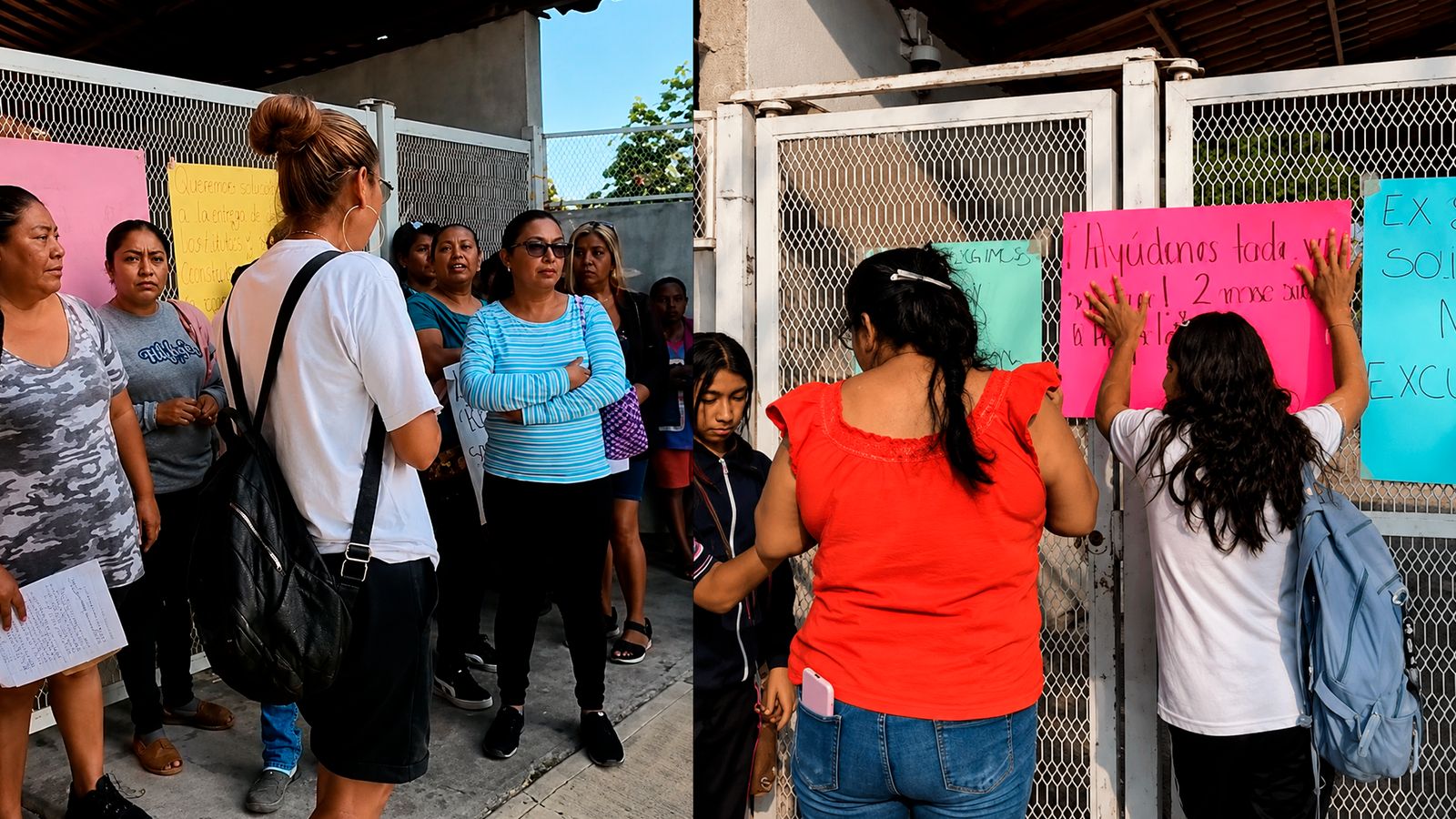 Padres de familia toman escuela en Tepeojuma