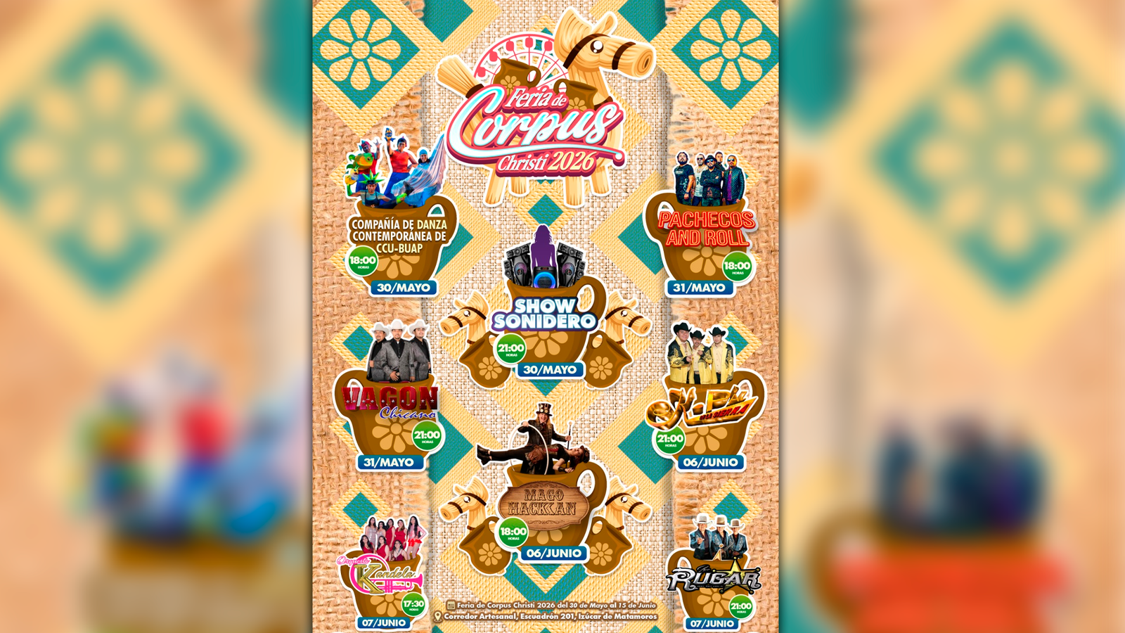 Invitan a disfrutar la Feria de Corpus Christi