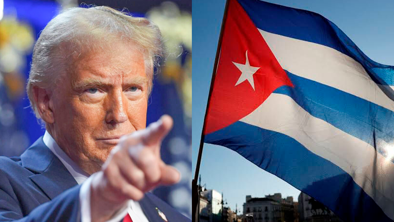 Trump advierte que tomará Cuba