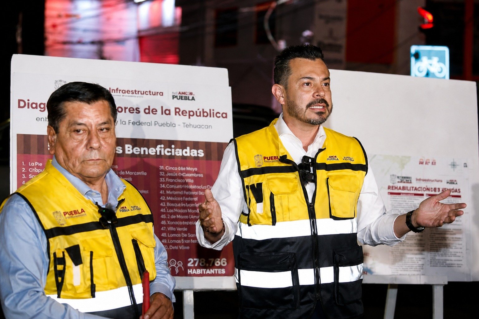 García Parra supervisó obra clave en Puebla