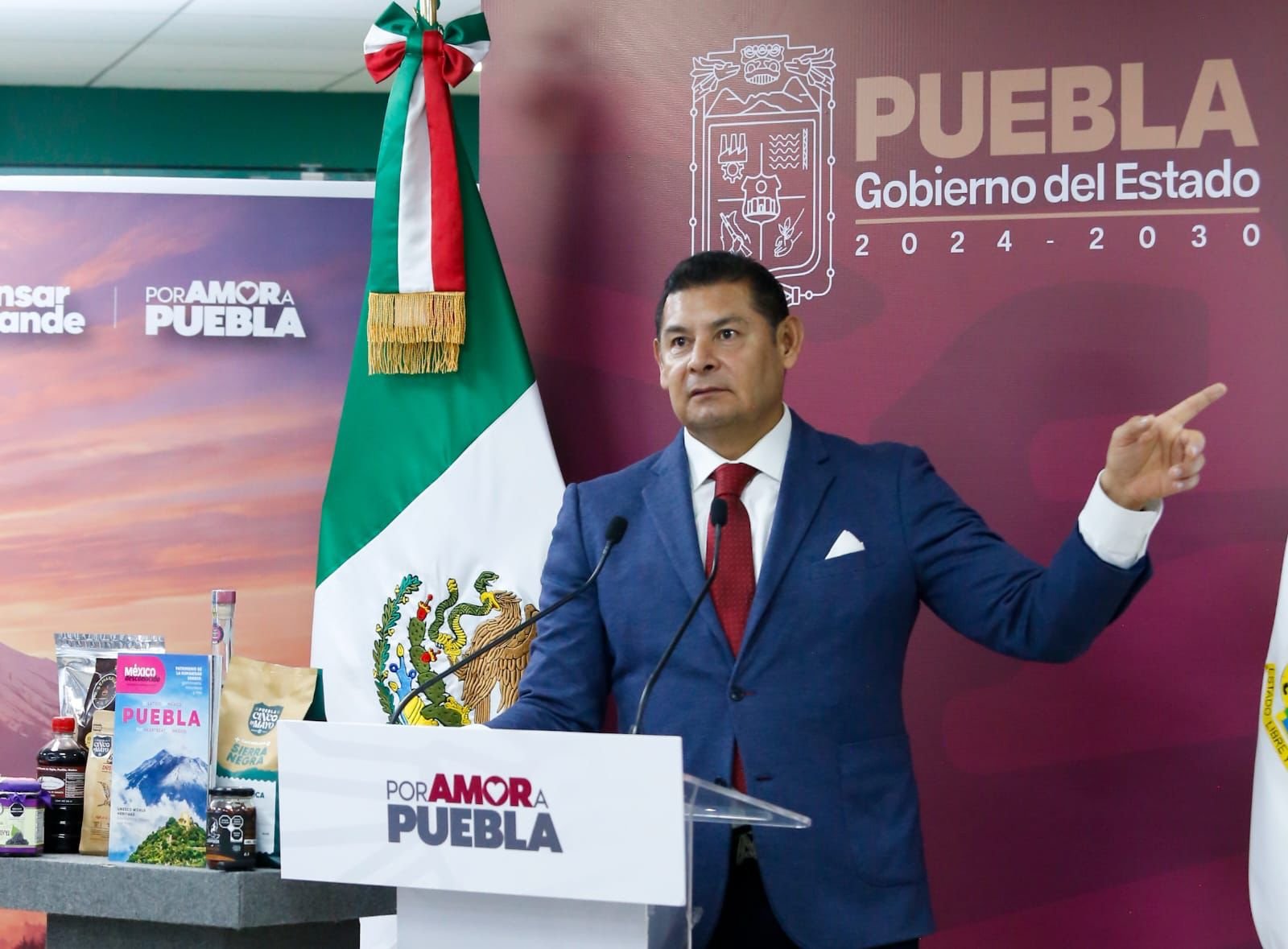 GOBIERNO DE PUEBLA RESPALDA A PRESIDENTA SHEINBAUM EN LA DEFENSA DE LA SOBERANÍA NACIONAL