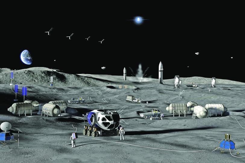 NASA acelera construcción de futura base lunar