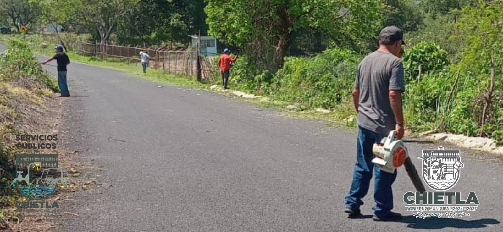 Autoridades y pobladores rehabilitan acceso a Pueblo Nuevo