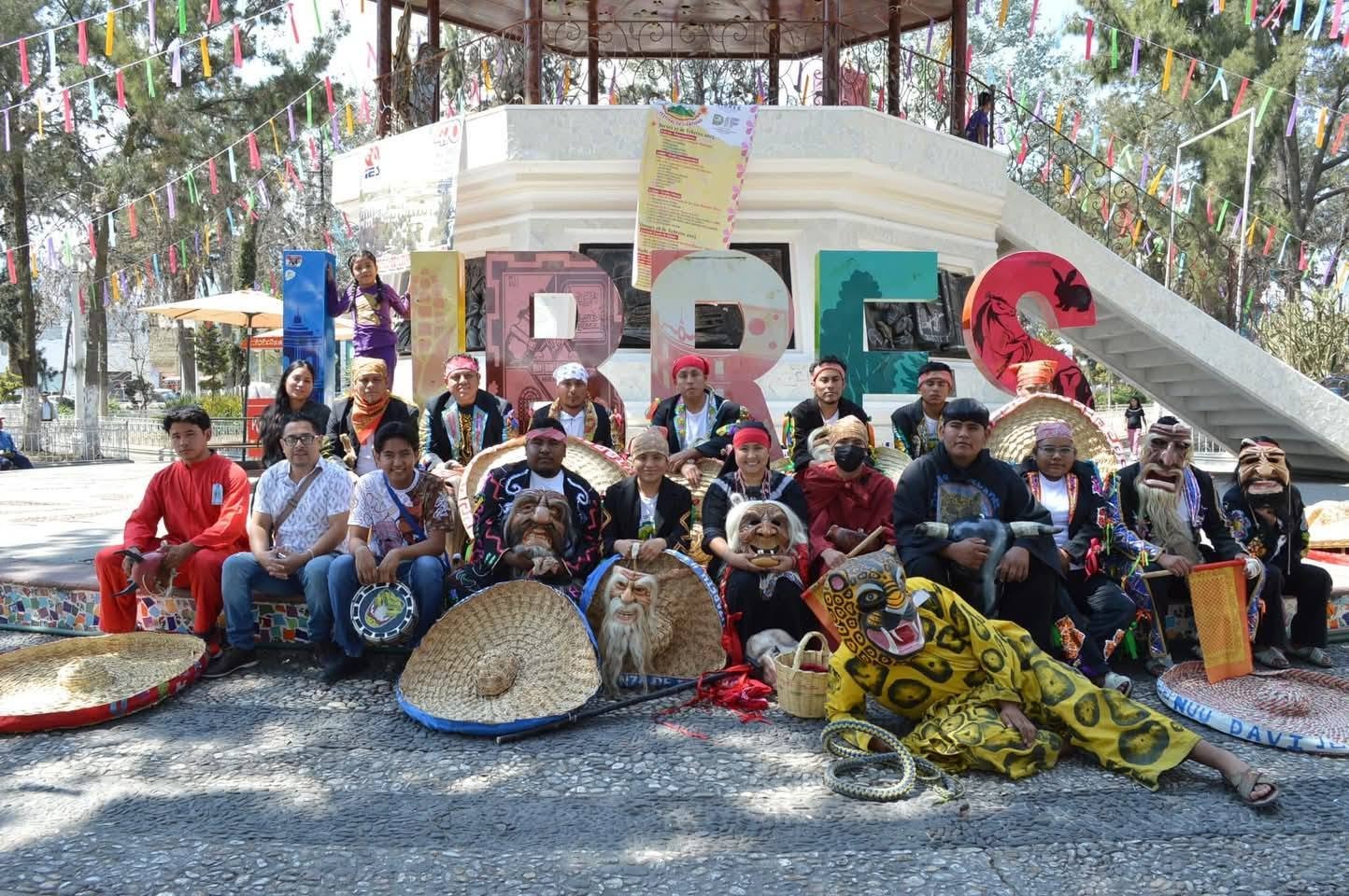 Danzas de “Tecuanes” de la Mixteca poblana se suman a las actividades del “Mundial de Fútbol”