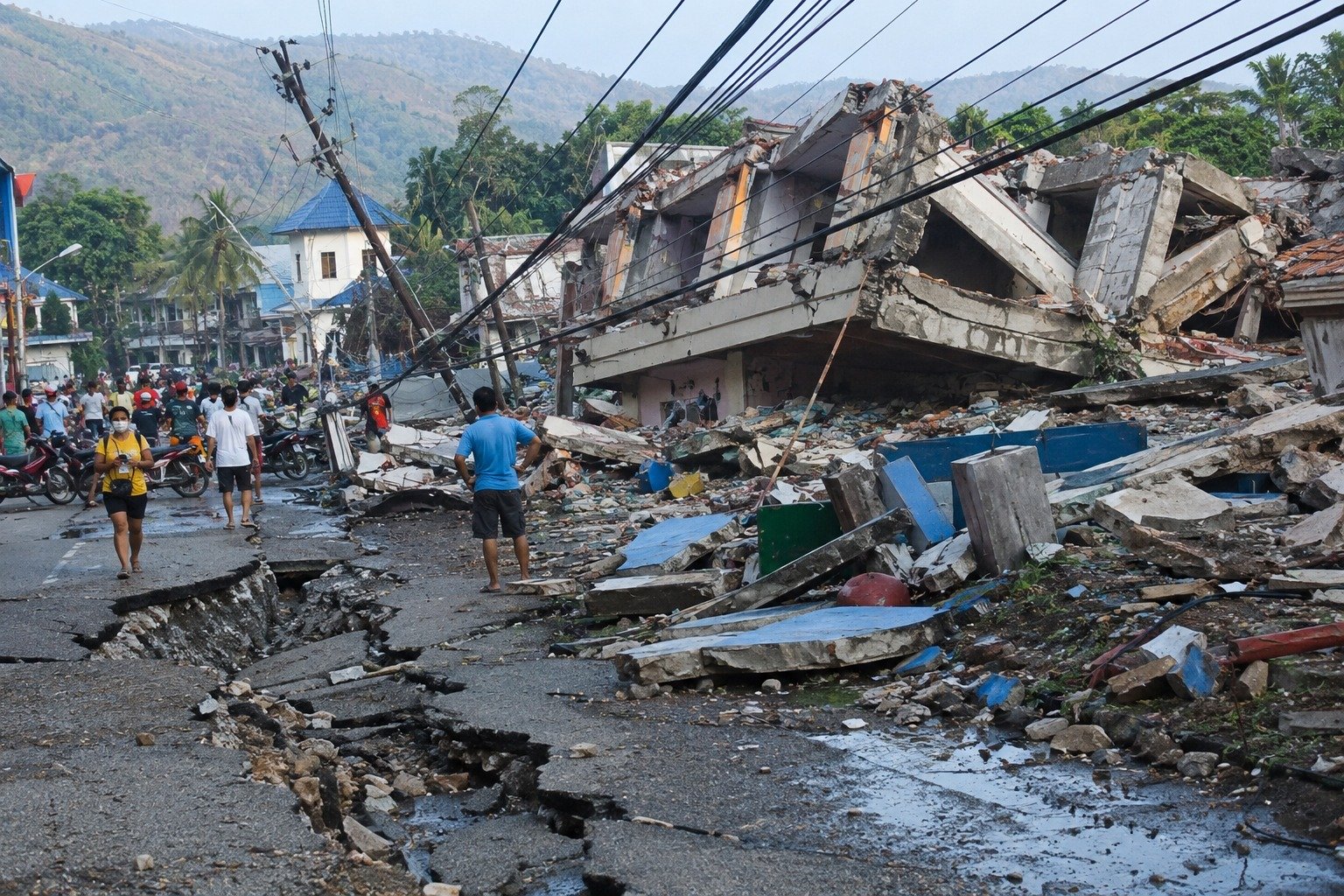 Sismo deja 32 muertos en Filipinas