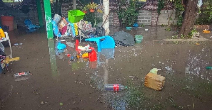 Fuertes lluvias generan severas afectaciones en Chietla