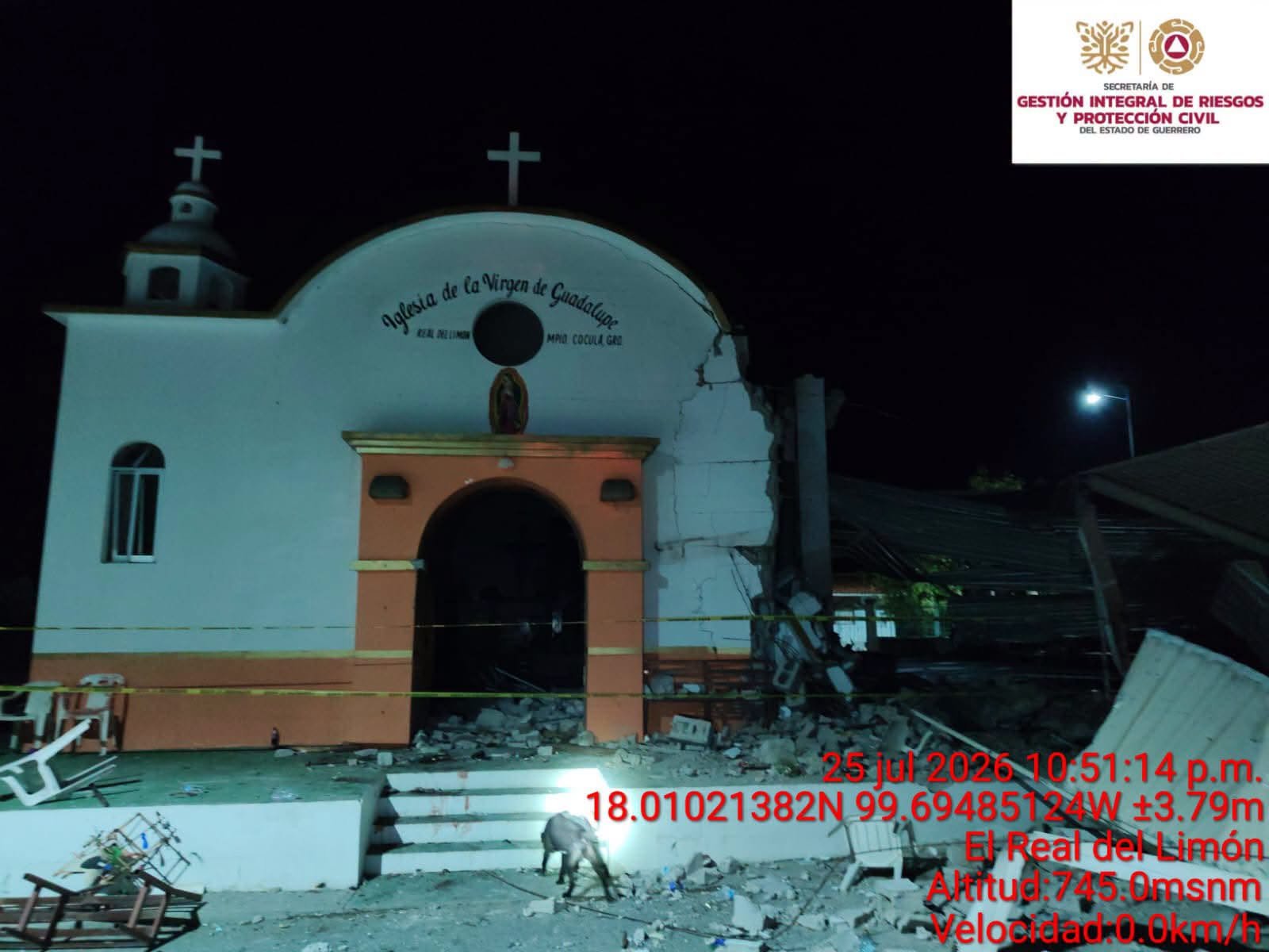 Explosión en fiesta patronal deja tres muertos en Guerrero