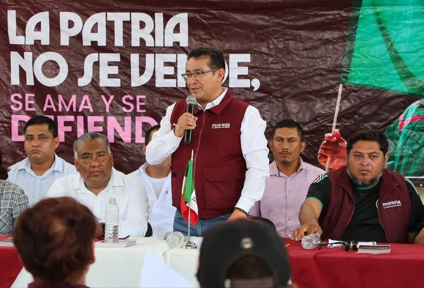 Pavel Gaspar llama a fortalecer organización en Jolalpan