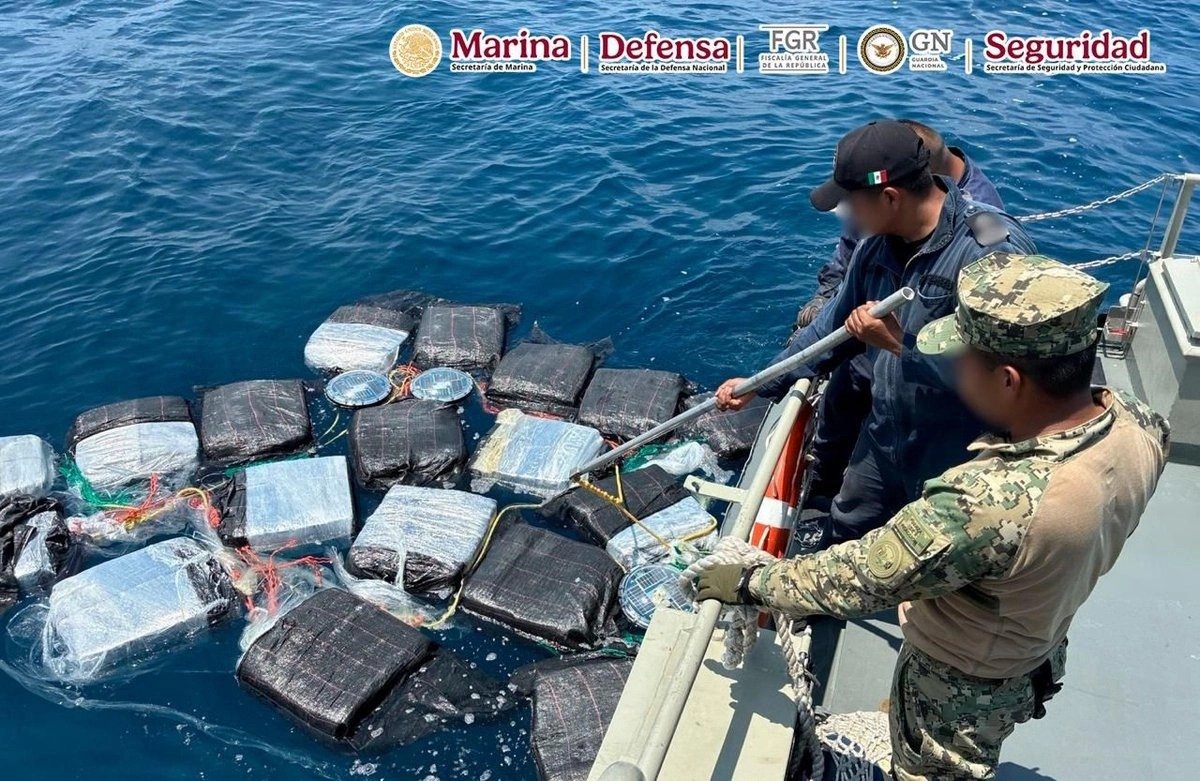 La Marina rompe récord en decomisos de cocaína