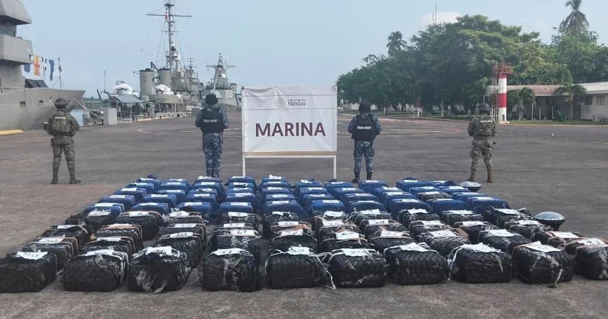 Agosto acumula grandes decomisos de droga en México