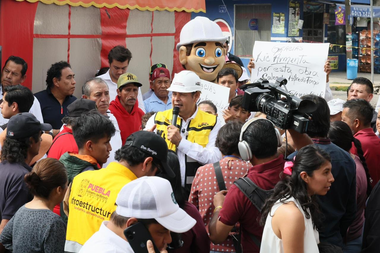 GOBIERNO DEL ESTADO TRANSFORMA PUEBLA CON 28 MIL CALLES RENOVADAS ESTE AÑO