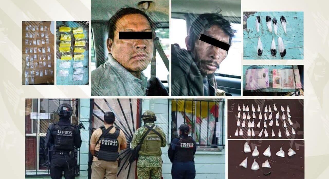 Caen dos presuntos n4rc0m3nud1st4s durante operativo en Puebla