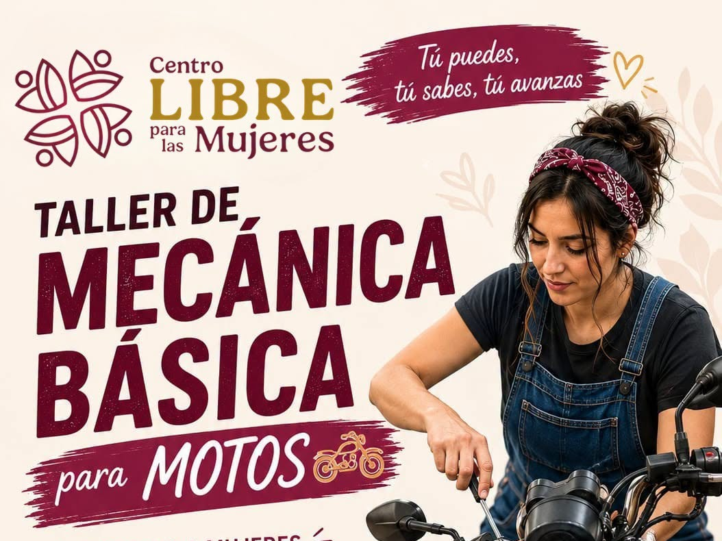 Taller de mecánica para mujeres en Chiautla