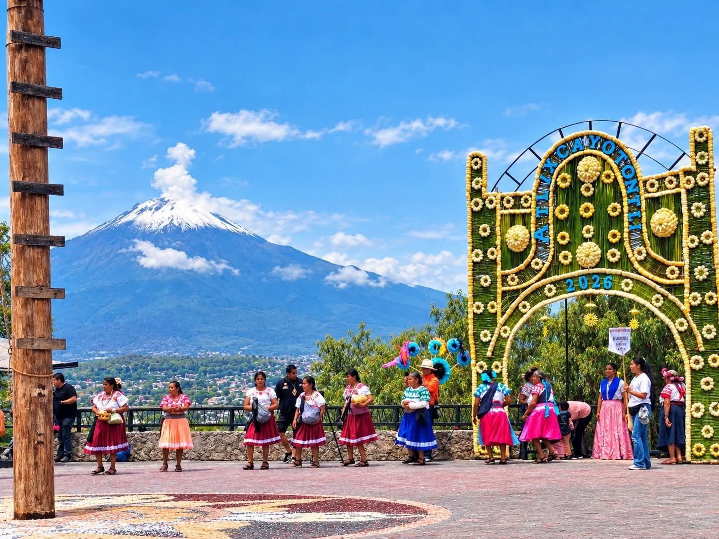 Destaca arco de cucharilla izucarense en el Atlixcayotontli