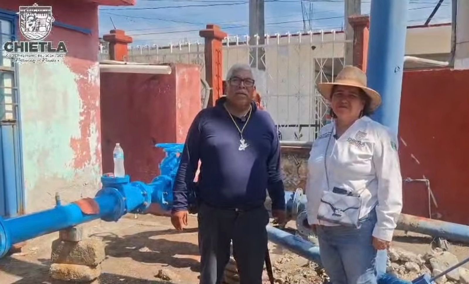 Gobierno de Chietla renueva dosificador de agua potable en Escape de Lagunillas