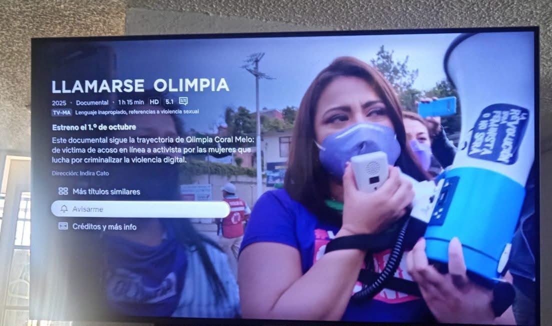 Antes de Netflix, “Llamarse Olimpia” llega gratis a Izúcar