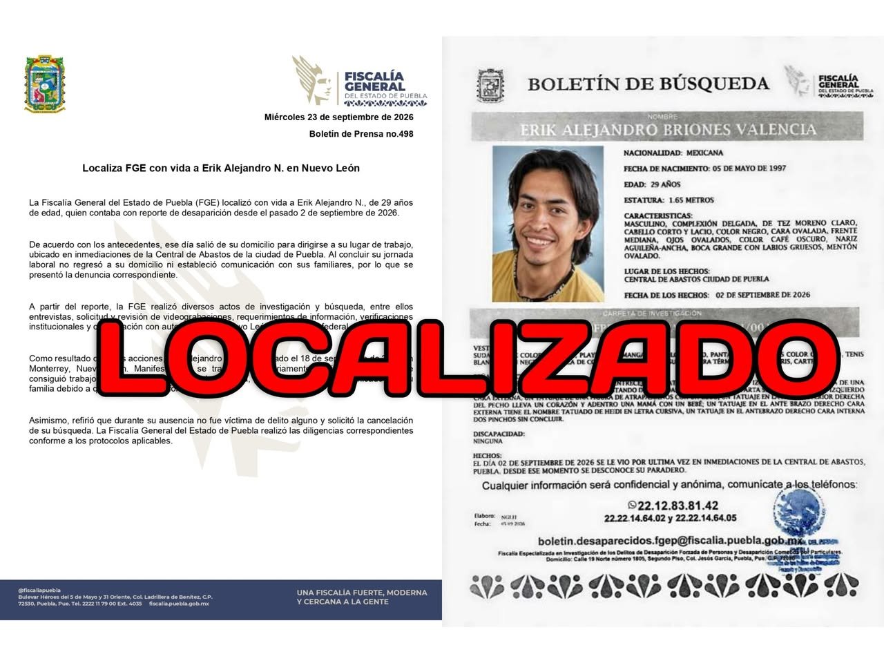 Localiza Fiscalía en Nuevo León a Erik Alejandro, trabajador de SKF