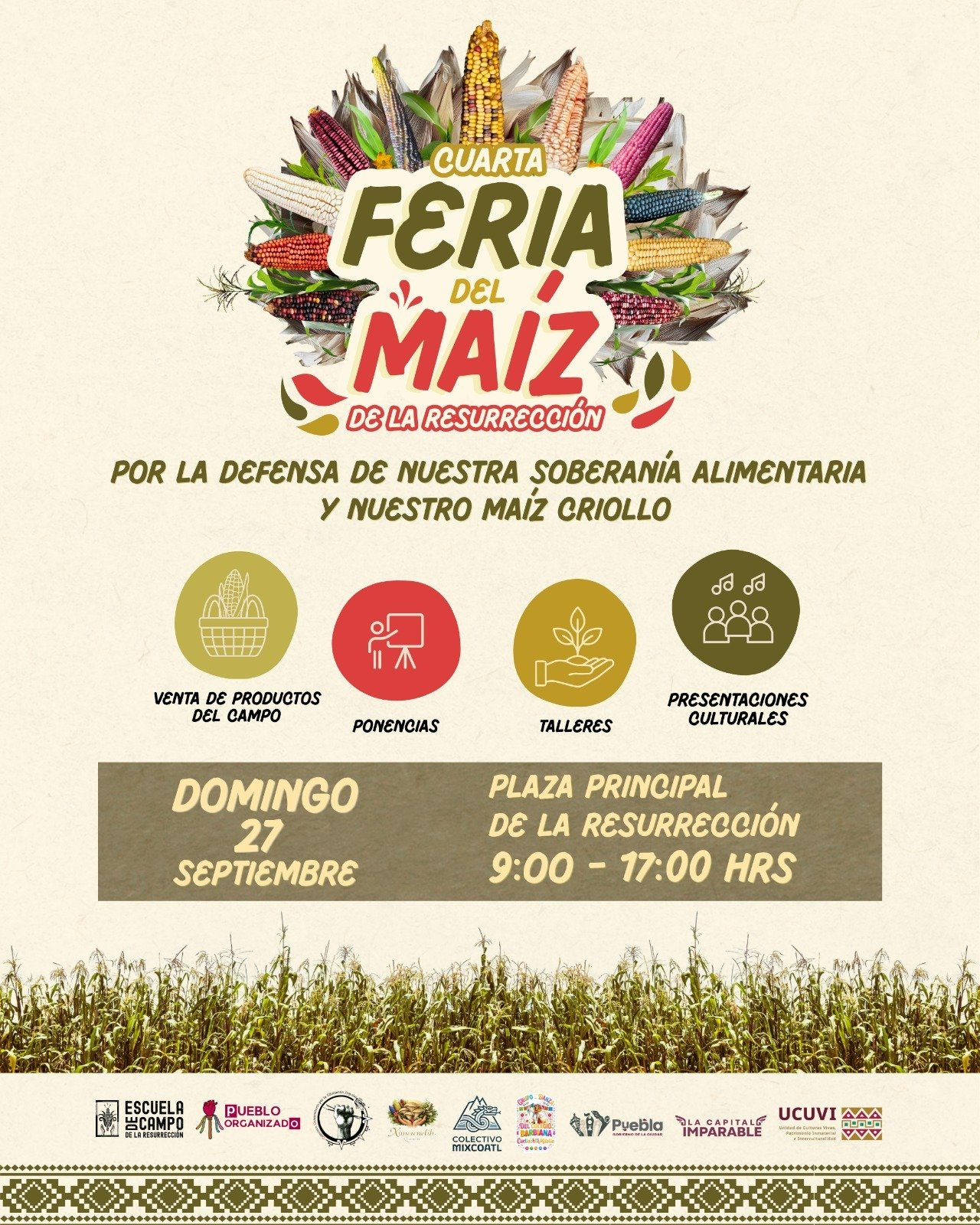 La Resurrección, sede de la cuarta edición de la Feria del Maíz: Gobierno de la Ciudad