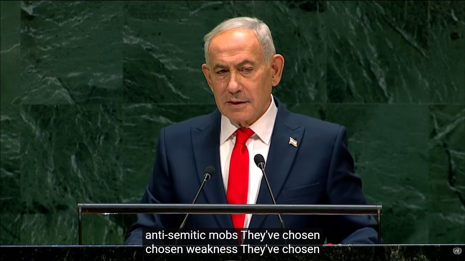 Retiran delegaciones durante discurso de Netanyahu en la ONU