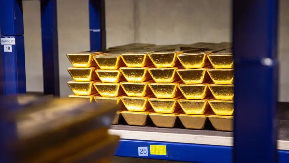 Países Bajos mueve 86 toneladas de oro