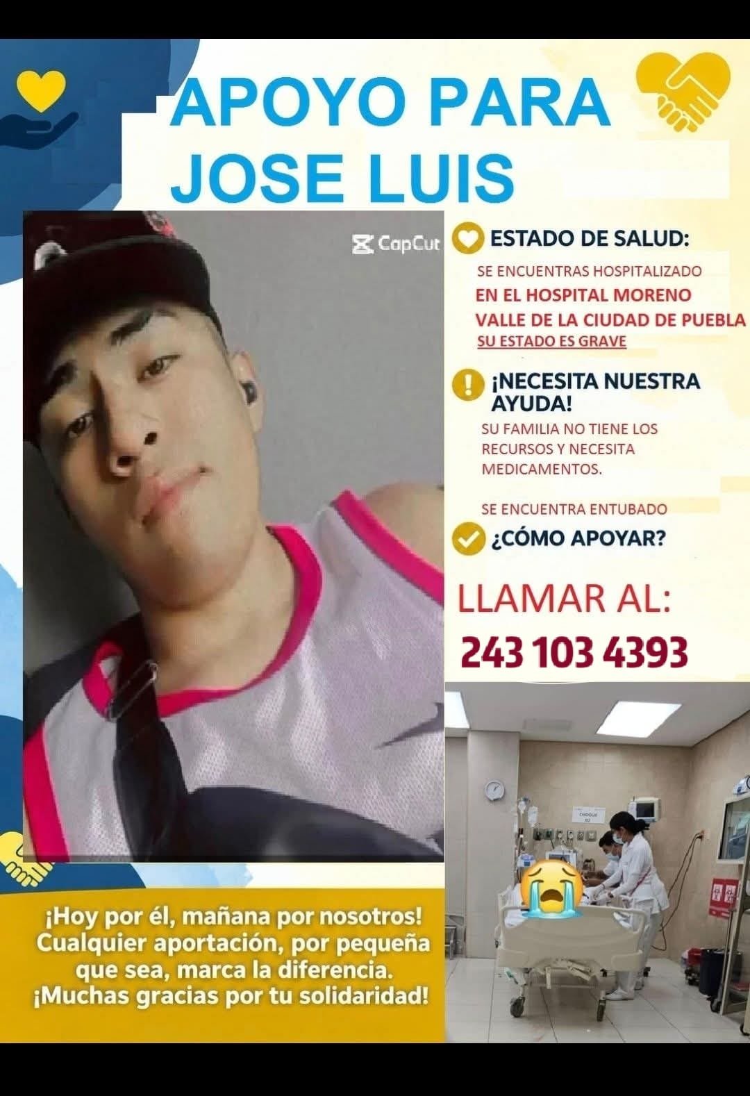 José Luis sigue grave tras ataque a balazos