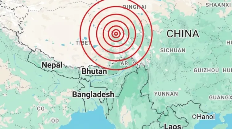 Terremoto de magnitud 7 sacude el Tíbet y deja al menos dos heridos