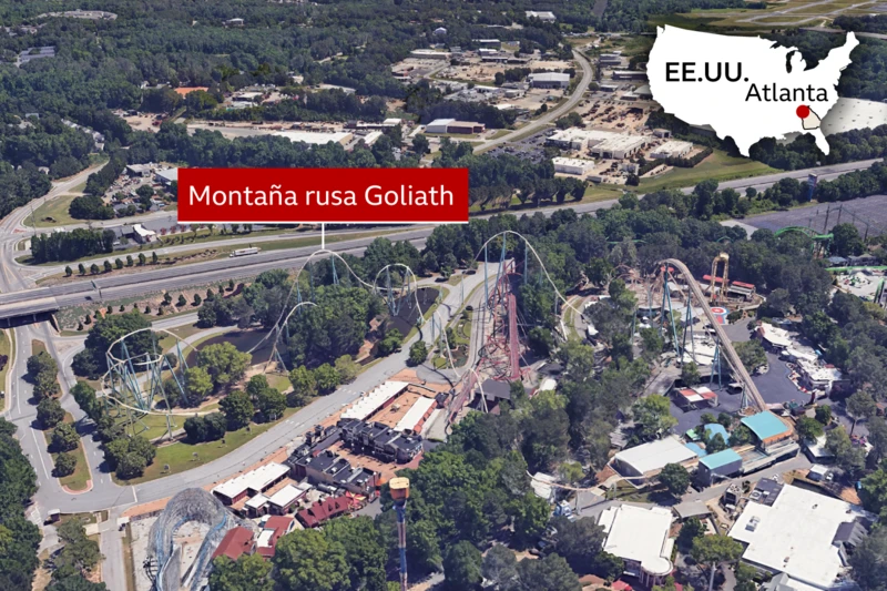 Un muerto y varios heridos tras incidente en Six Flags de Georgia