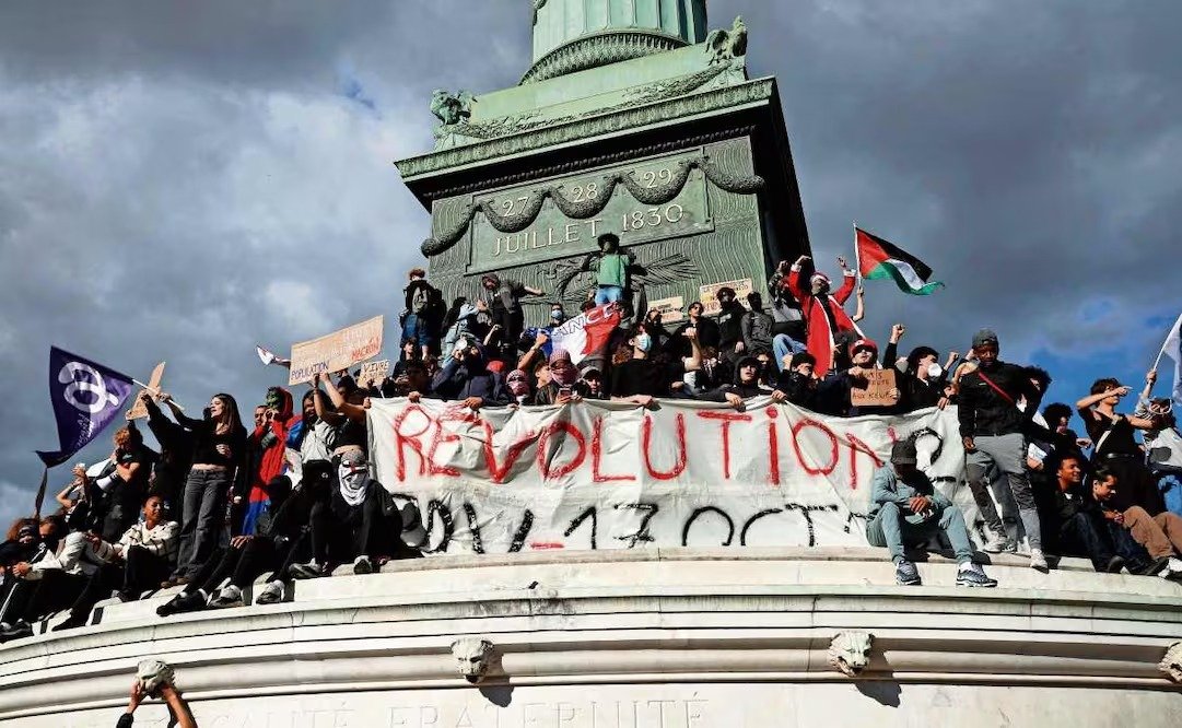 Se endurecen las protestas estudiantiles en Francia