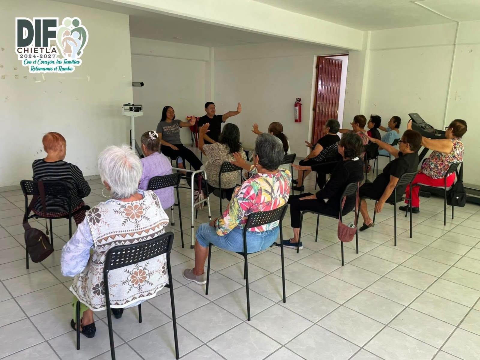 DIF de Chietla promueve el bienestar de las adultas mayores