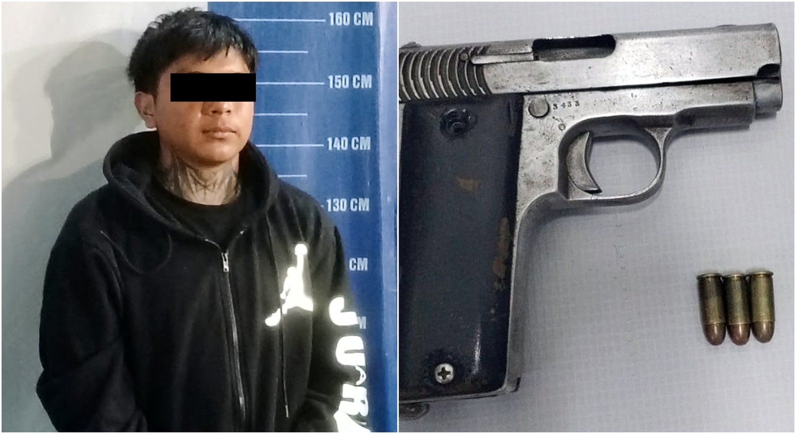 Detienen a joven con pistola en Huaquechula