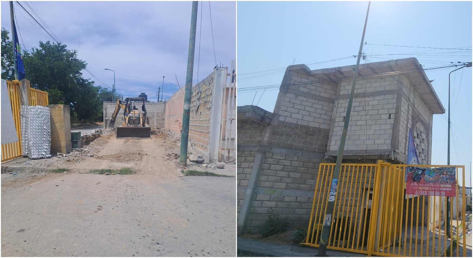 Inician reconstrucción de capilla en el fraccionamiento El Amate